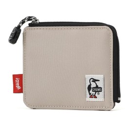 Chums Men's Wallet Recycle L-Shaped Zip Wallet Greige