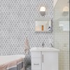 STICKGOO 1 Sheet Peel and Stick Backsplash, Calacatta Stick on