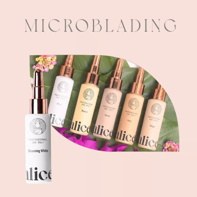Alice Cosmetic Ink Pigmento Microblading Alice Cosmetic Tinta Blooming W