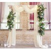 Wedding Arch Draping Fabric Burgundy 29" X 20FT Chiffon Tulle