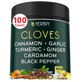 Herbpy 7in1 Clove Supplement Rich in Vitamins and Minerals for Digestive, Imm