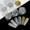 Efecto Glitter 6 Piezas Para Decorar Uñas