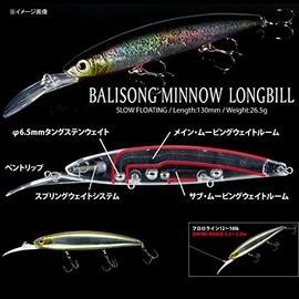 DEPS Balison Minnow Longbill 130SF Slow Floating deps Balison MINNOW 18 Deadley Ketabus SF