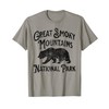 Great Smoky Mountains National Park Tennessee Hike Bear T-Shirt