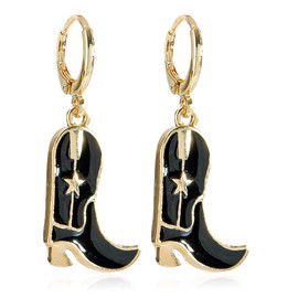 Western Earrings for Women Cowboy Cowgirl Earrings Boot Hat Earrings for Women Country Concert Outfits Western Jewelry Accessories