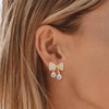Rhinestone Bow Dangle Earrings for Women Gold Trendy Jewelry Gifts