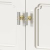 Rergy Cabinet Handles Drawer Pulls and Knobs, 10Pack Brushed Nickel