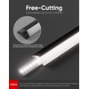 Shine Decor Under Cabinet Lighting Strip, Free Cuttable LED Silicone