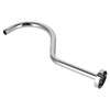 17in Shower Pipe Extension Brushed Stainless Steel S Shaped NPT