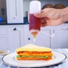 Abnaok 8oz Food Grade Plastic Squeeze Condiment Bottles with Cap