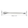 sourcing map Micro Lab Spoons 4.13" Silver 201 Stainless Steel