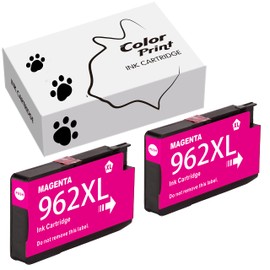 ColorPrint Compatible Ink Cartridge Replacement for HP 962XL 962 for OfficeJet Pro 9010 9015 9025 9018 9020 9012 9019 9016 9014 9027 9029 9026 9022 9028 e Series Printer (2-Pack, Magenta High Yield)