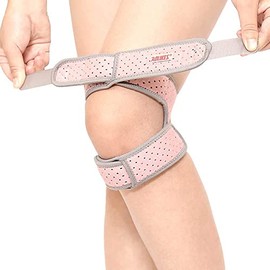 Rodillera con Soporte Doble para Rótula, Ajustable estabilizador de rodilla para tendinitis, artritis, menisco desgarro,correr, voleibol,alivio del...