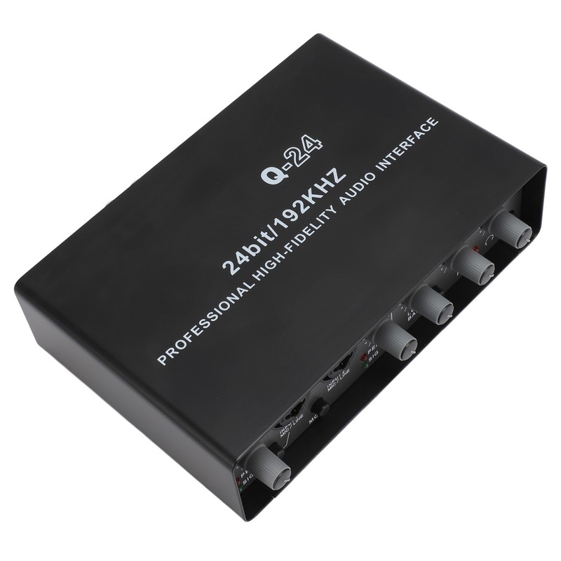 Sound Interface Professional 48V Phantom Power DSP Effect 24 Bit