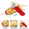 YELUN 1/4 Inch Valve Npt Air Compressor Brass Heavy Duty