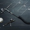 10 Pieces Airbrush Nozzle Needle Nozzle Cap Kit with Wrench