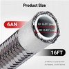 EVIL ENERGY 10AN PTFE Fuel Line Kit,AN10 E85 Stainless Steel