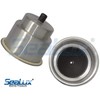 SeaLux (2pcs) Stainless Steel Recessed Cup Drink Holder for Marine