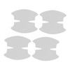 BUGUUYO 4pcs Car Door Handle Protector Film Transparent Door Handle