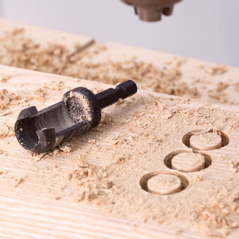 Trend Snappy 12.7mm Tube Plug Cutter, Tool Steel, Quick Release
