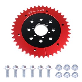 42 Tooth 420 Chain Split Sprocket Hub Adapter for Coleman CT200U BT200X CT200U-EX for Baja for Warrior Heat for Massimo MB165 MB200 for Predator 212cc 196cc for Mini Bike