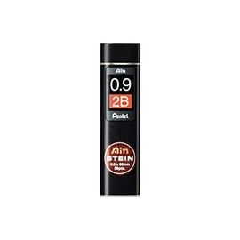 Pentel Ain Refill Leads 0.9mm 2B New Packaging