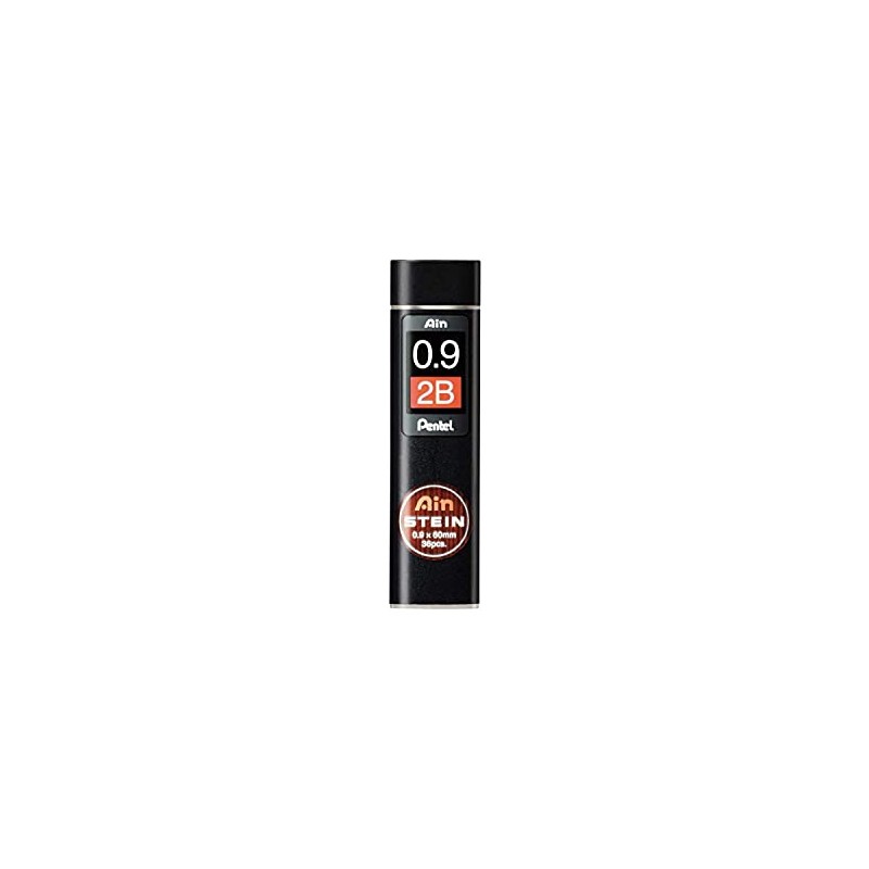 Pentel Ain Refill Leads 0.9mm 2B New Packaging