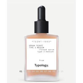 Typology Tinted Serum with Vitamin C, Squalane & Aloe Vera - Type 3 / Medium