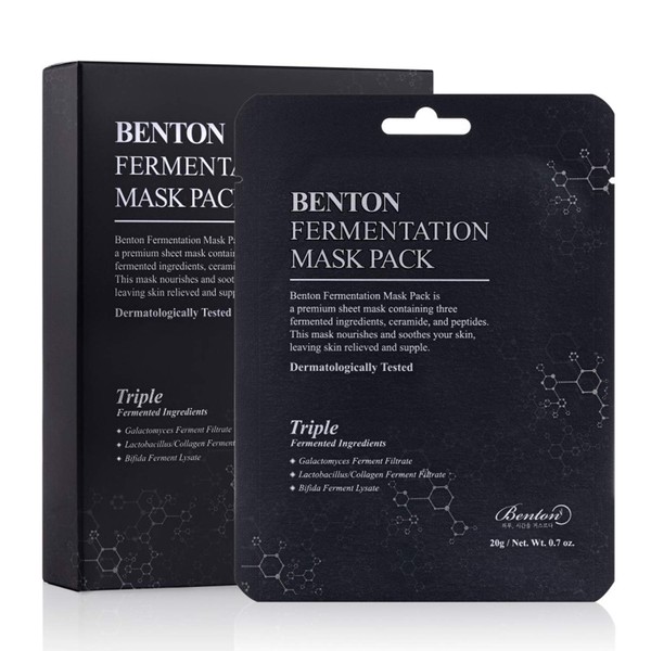 Fermentation Mask Pack (Box of 10), A Premium boosting Mask Pack, Wrinkle care