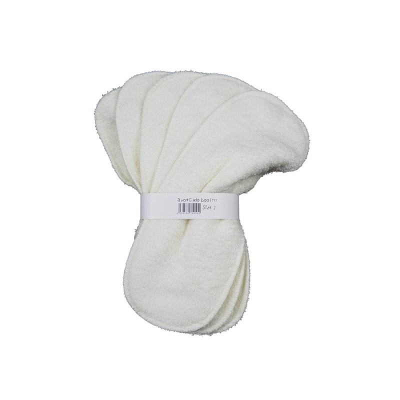 avo + cado 3-Ply Bamboo Insert Size 2 (Pack of