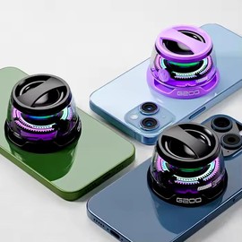 Magnetic Portable Wireless G200 Speaker , Premium Sound Quality , Mini LED Shower Speaker , TWS Stereo Sync , Perfect for Outdoor Cycling & Gaming , travel, camping, picnic , Ideal Gift for Students - Color: Purple