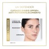 Crema Facial Loreal Protectora Fps50 Tono Claro Anti Brillo