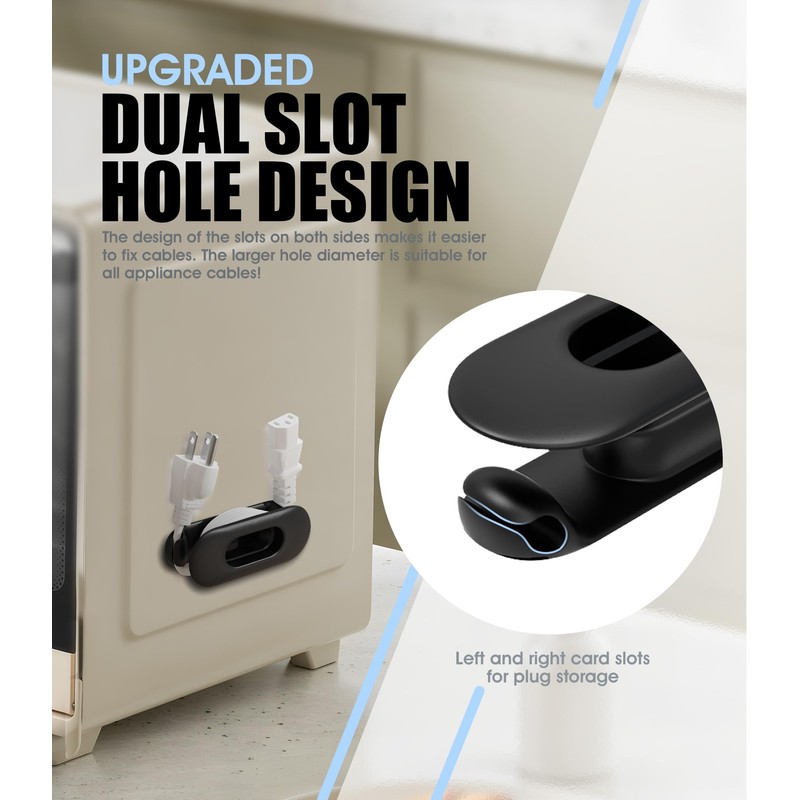 Nearockle Cord Organizer for Appliances, 2025 Upgraded Large Capacity Foldable