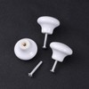 BESPORTBLE 5pcs Cabinet Hardware Handle Pull Round Ceramic Kitchen Cabinet