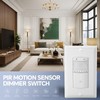 ECOELER Motion Sensor Dimmer Light Switch, in-Wall Electronic Dimmer with