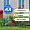 ADT Security Sign - Heavy Duty 28" 100% Aluminum Yard