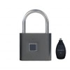 KENRONE Fingerprint Padlock with Emergency Key, IP66 Waterproof and Rustproof,
