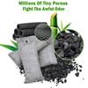 Charcoal Bags, Bamboo Bag 4 pack, 4x75g Air Purifier And