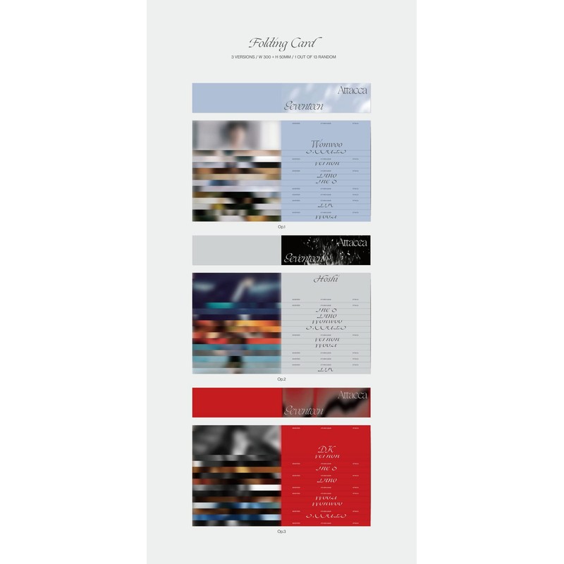 PLEDIS SEVENTEEN - Attacca (9th Mini Album) Album+Folded Poster+Extra Photocards