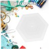 Laroal 6 Pcs Hexagon Quilting Templates Acrylic Hexagon Templates For