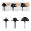 45 Degree Lock Miter Router Bit 3-Piece Set, for 1/2”,