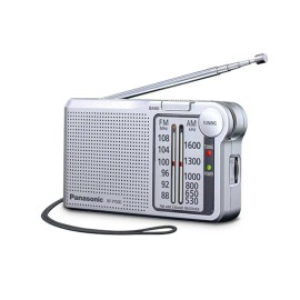 Panasonic New Panasonic RF-P150D (Silver) AM FM Pocket Radio Portable 2-Band Receiver