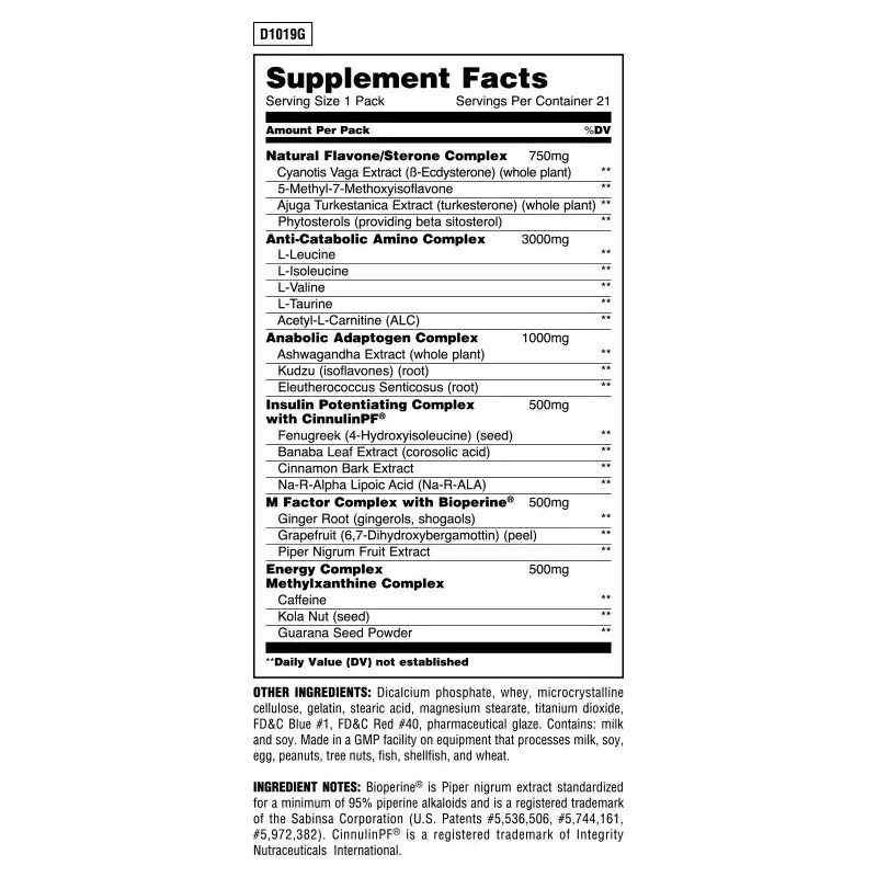 Universal Nutrition - ANIMAL M-STAK - 21 Packs