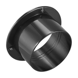 I'm so happy Duct Connector 5.9 inches (150 mm) Straight Pipe Flange Duct Hose Fitting Ventilation Duct Pipe (200mm)