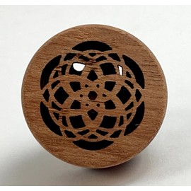 Eslauder Car Essential Oil Diffuser Vent Clip Mini Wood Set of 2