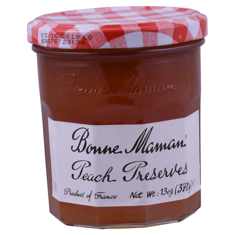 Bonne Maman Preserve, Peach, 13 oz