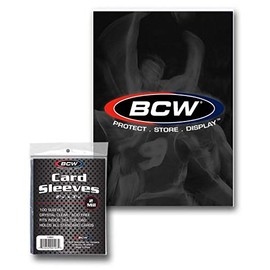 1000 BCW Standard Card Sleeves - Penny Sleeves 2 5/8 X 3 5/8-10 Packs of 100 Each