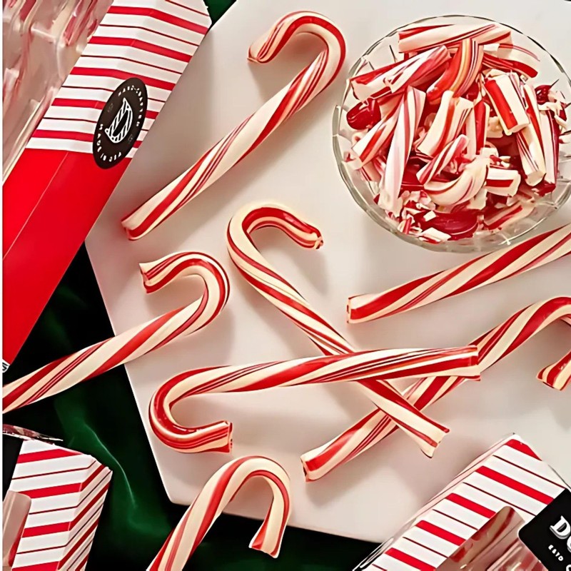 Doscher's Gourmet Hand Crafted Peppermint Candy Canes 5ct Box
