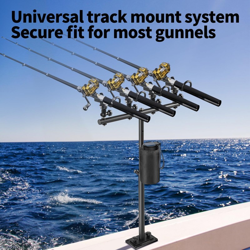 Feimire Inshore Rod Holder for Boat, Adjustable Height & 360°