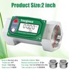 2" Digital Turbine Fuel Flow Meter, 15.8–132 GPM Inline NPT
